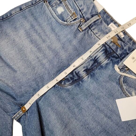 Good American Good Classic Distressed High Rise Jeans NWT 2/26 - Picture 6 of 8